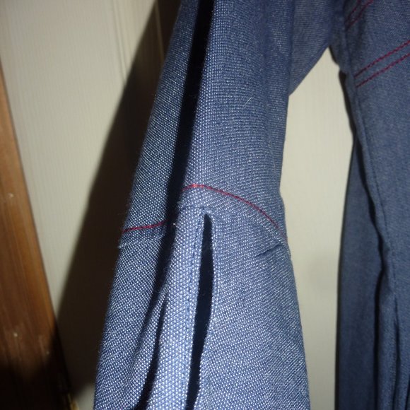 BOHO Dress - Clotho Studio Ethical Made Dress Natural Cotton Indigo dye - Picture 3 of 5